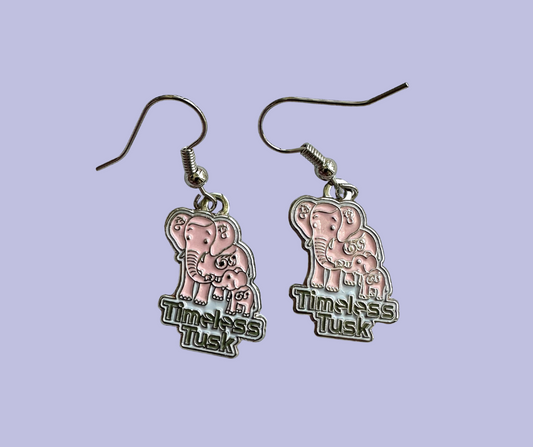 Timeless Tusk Elephant Earrings Symbolic Jewelry for Conservation